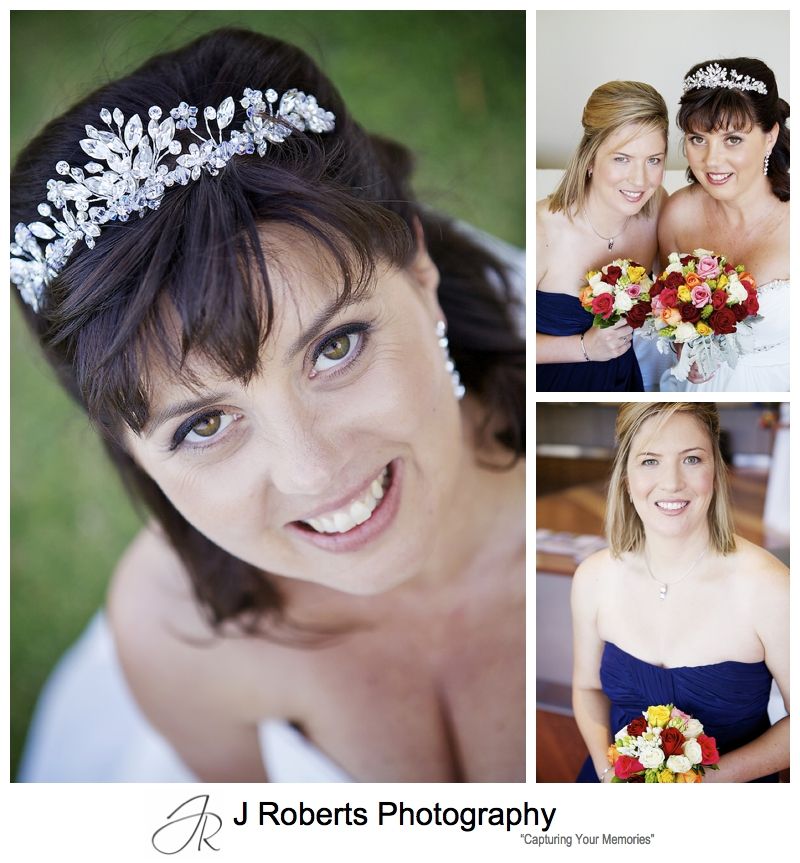 Bride and bridesmaid portraits - sydney wedding photography